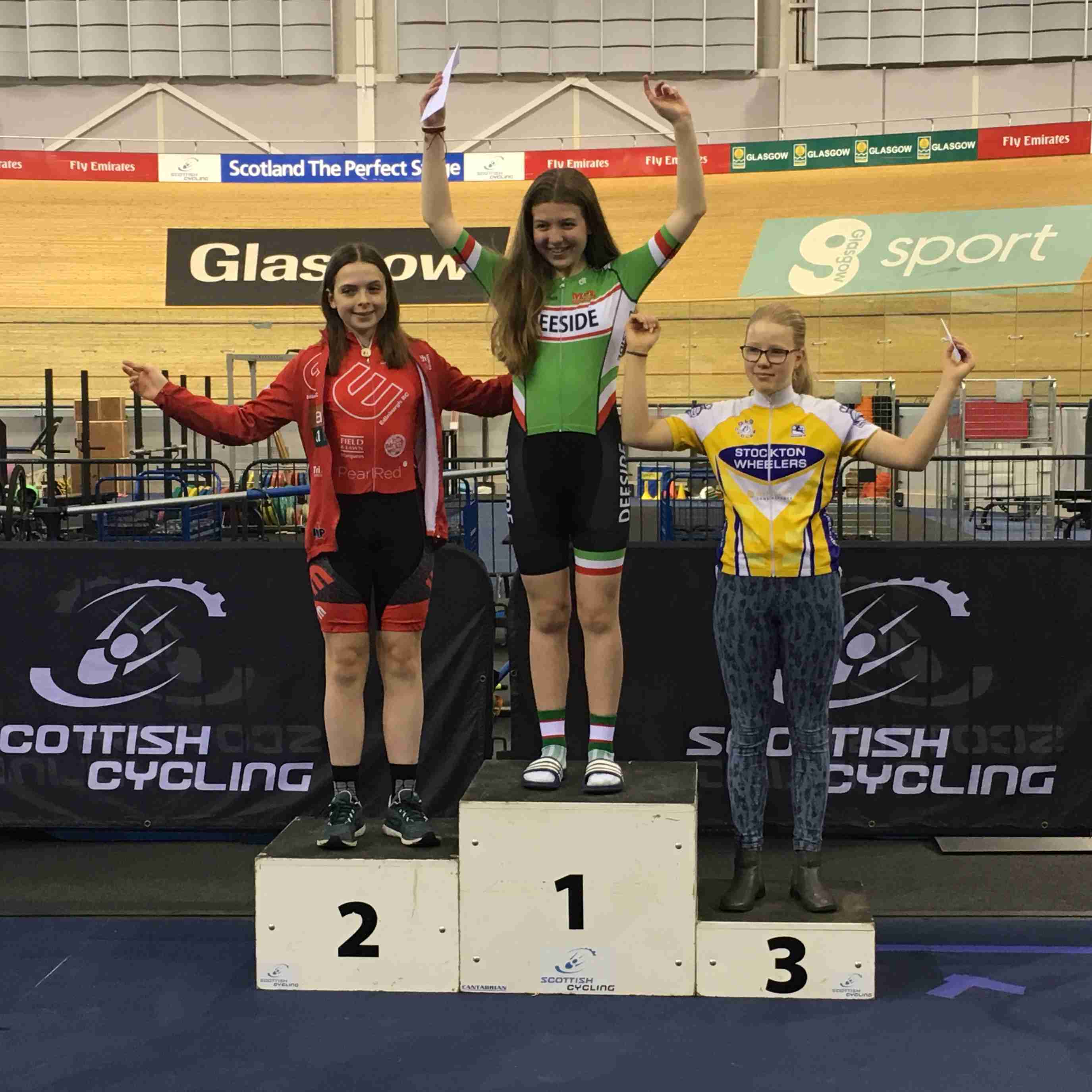 2019 Scottish Cycling omnium podium
